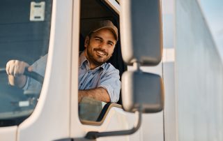 A prepared truck driver