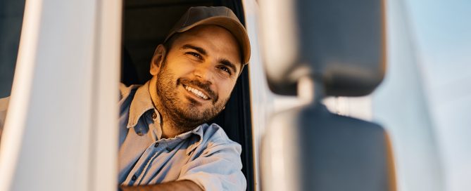 A successful and happy trucker