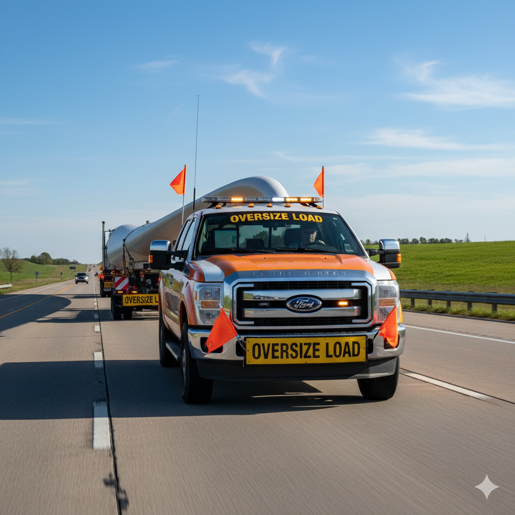 escort pilot car equipment