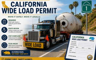california wide load permit